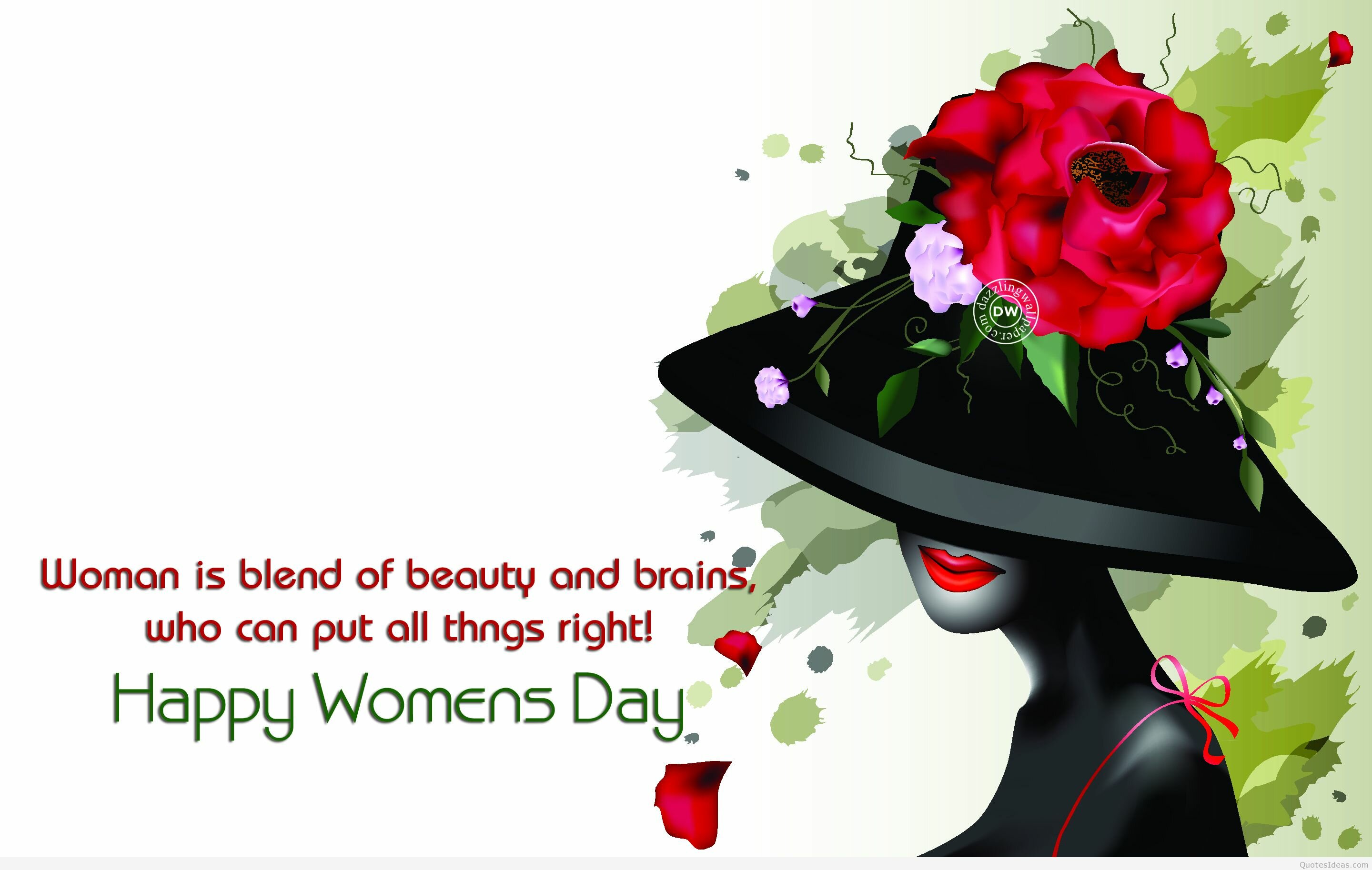 Happy women's day wallpapers quotes 2016