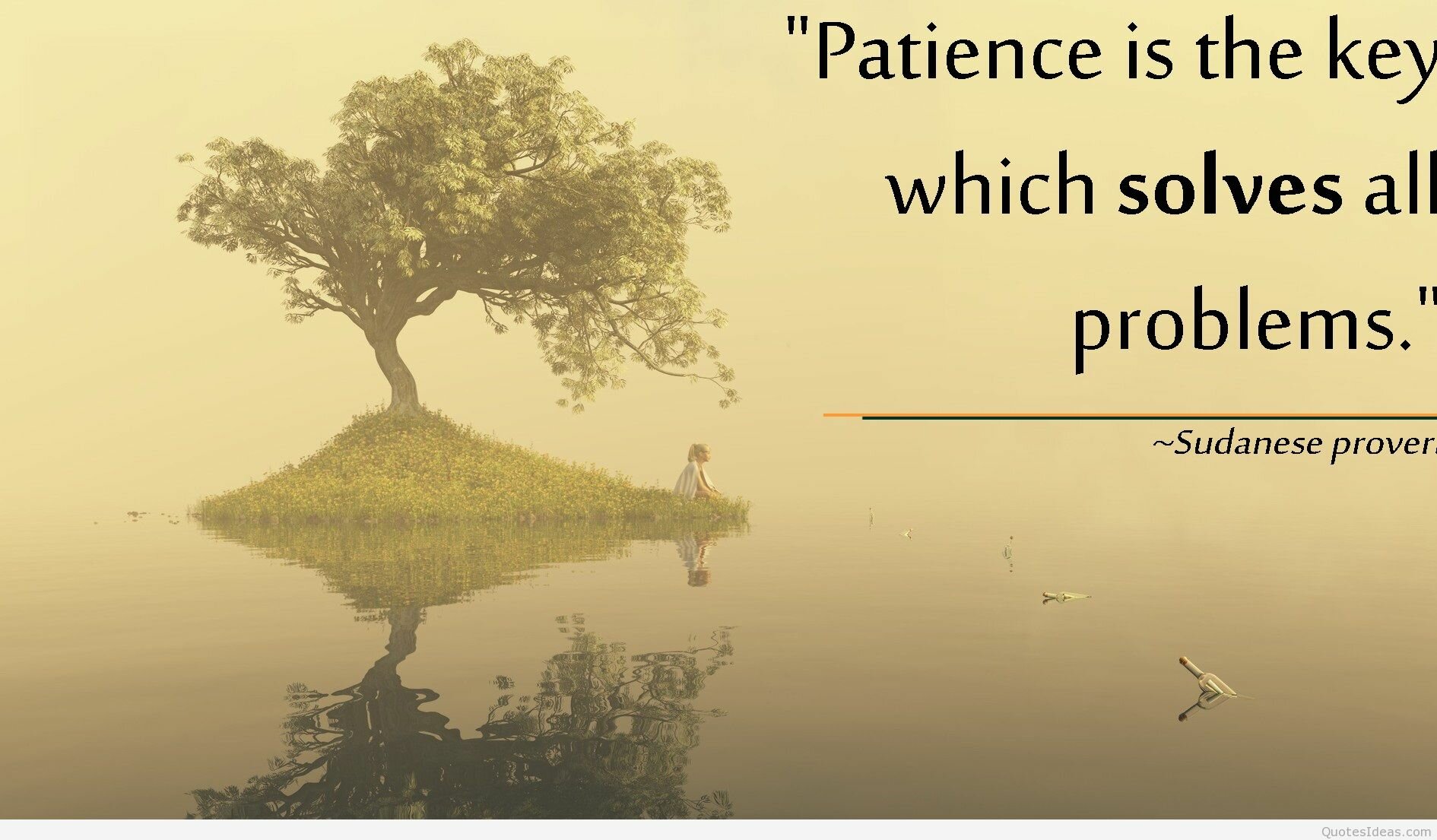 Patience is the key of all problems