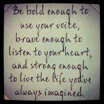 Be bold enought quote image