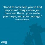 Good friends quote on pictures