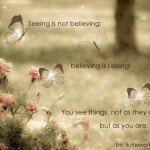 Seeing is not believing