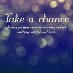 Take the chance card message