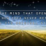The mind of a new idea